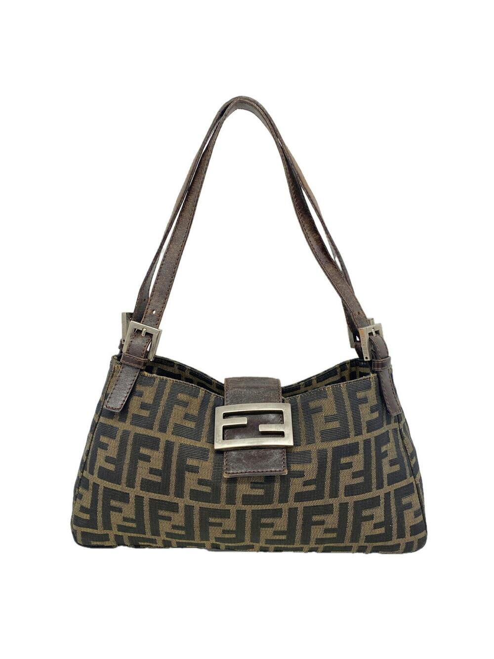 Fendi Vintage Shoulder Bag Zucca Canvas #375892F12B